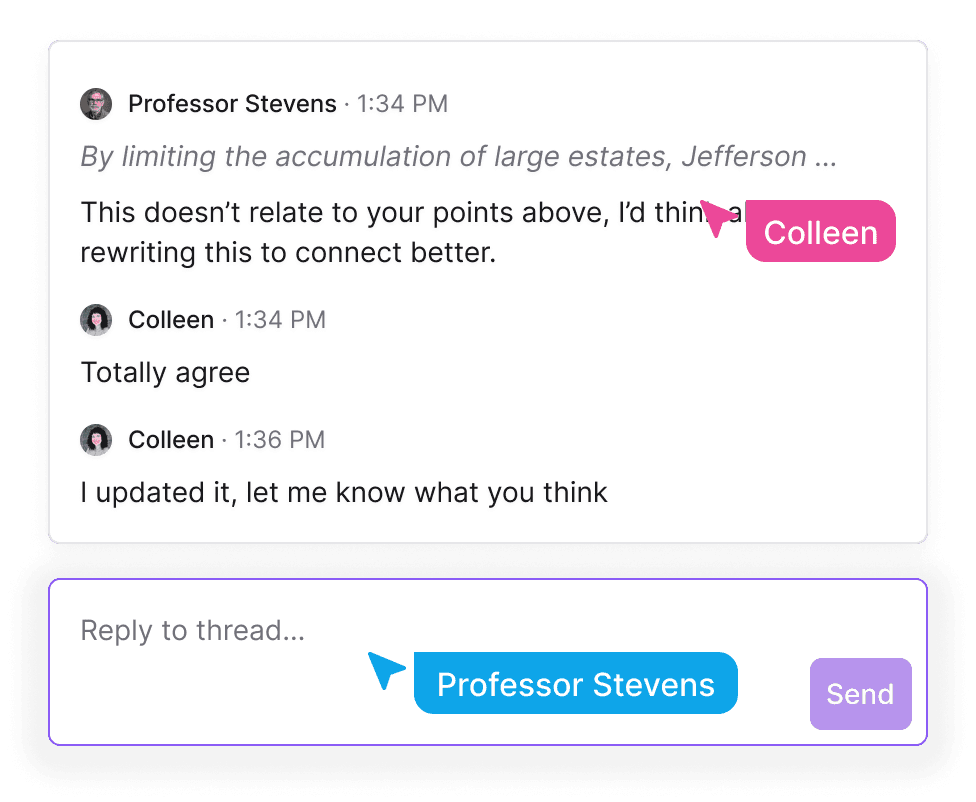 Collaborate effectively