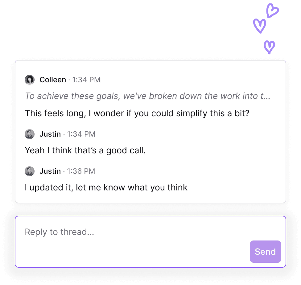 Collaborate with others